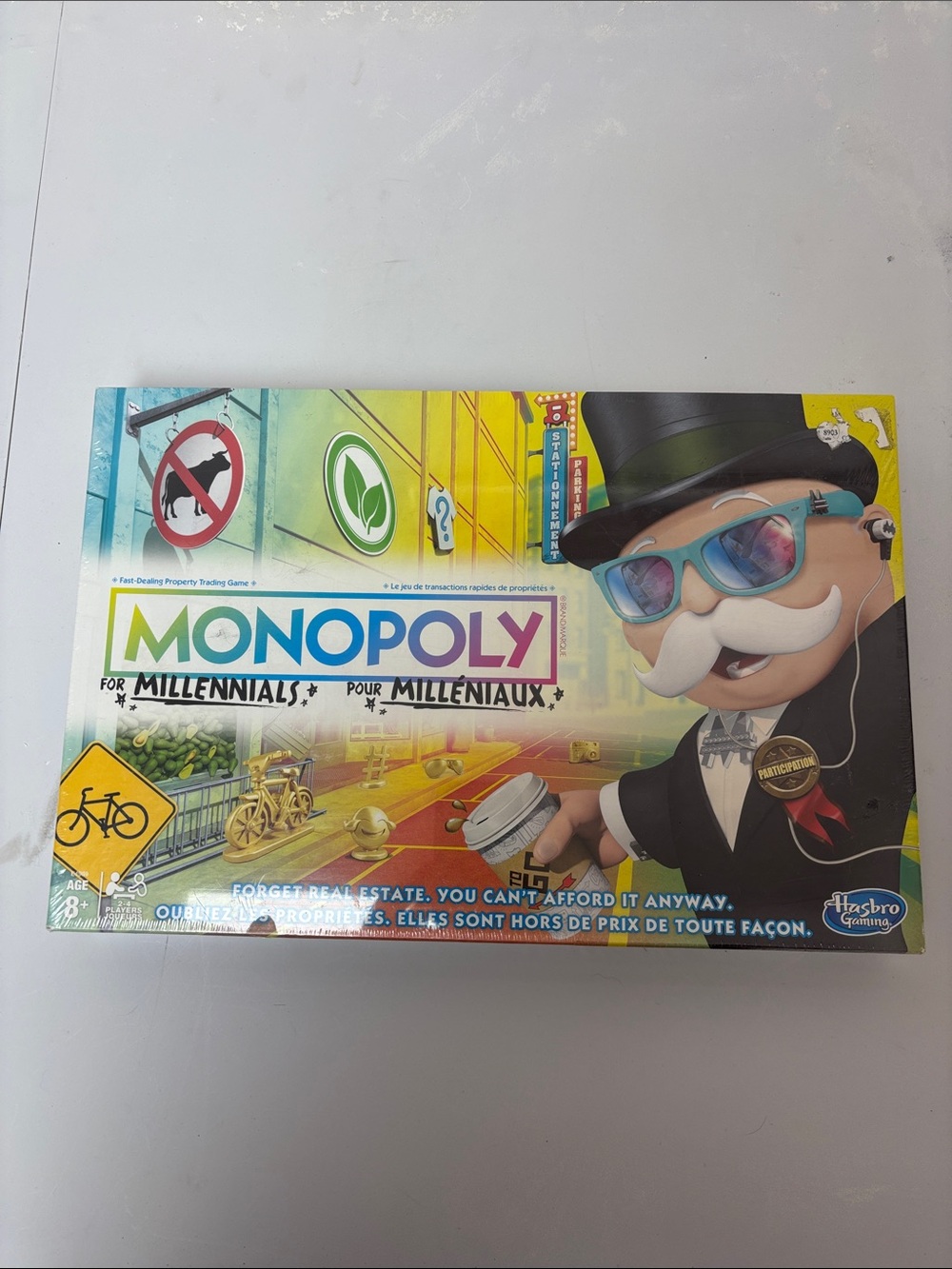 Hasbro Monopoly for Millennials - Rainbow Logo Box
